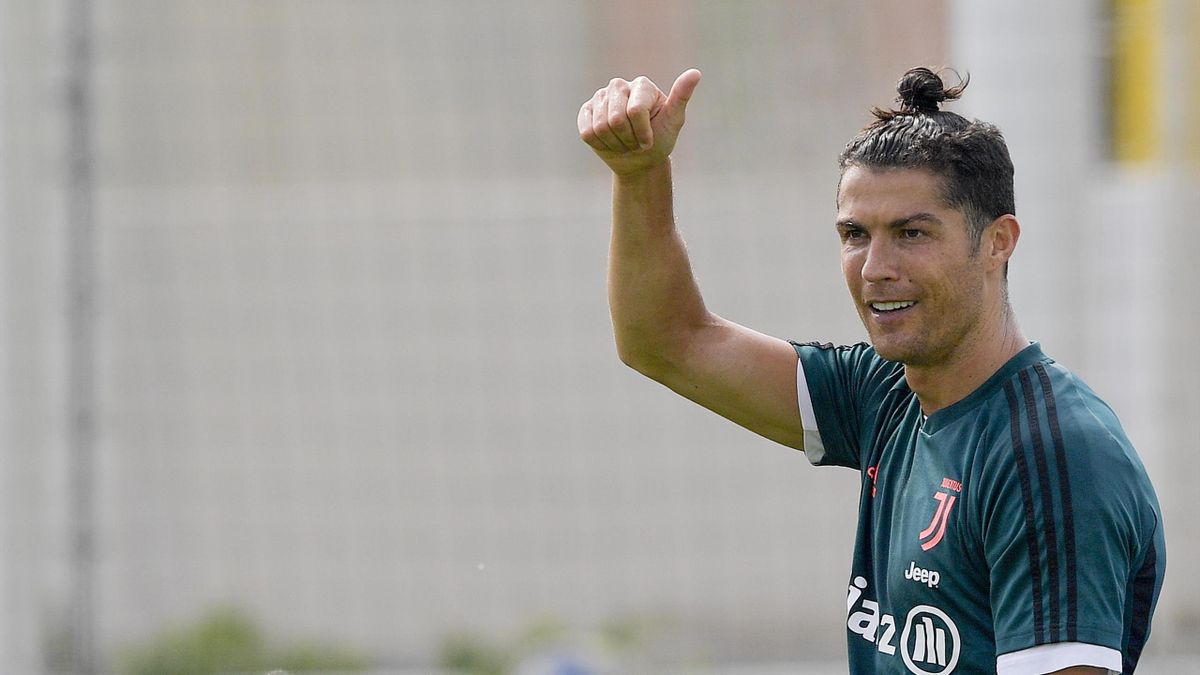 Cristiano Ronaldo, la antrenamentele lui Juventus