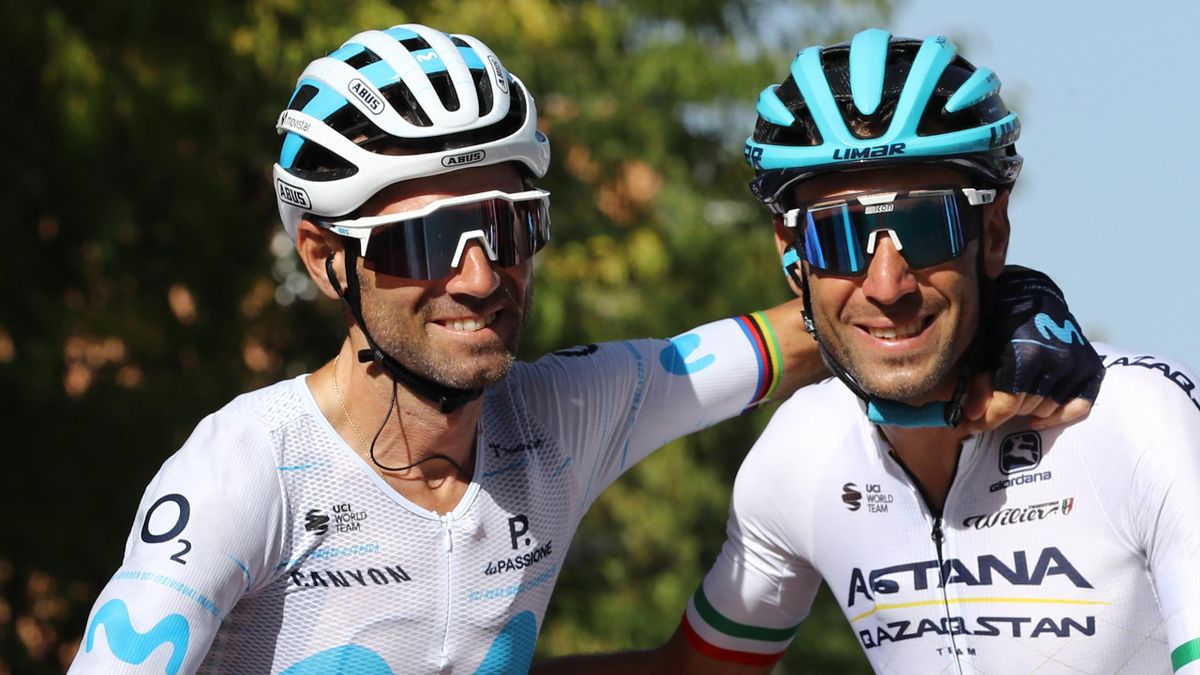 Alejandro Valverde en Vincenzo Nibali staan zaterdag nog een keer aan de start van een profkoers.