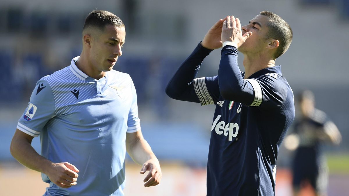 Cristiano Ronaldo, Adam Marusic, Lazio-Juventus, Getty Images