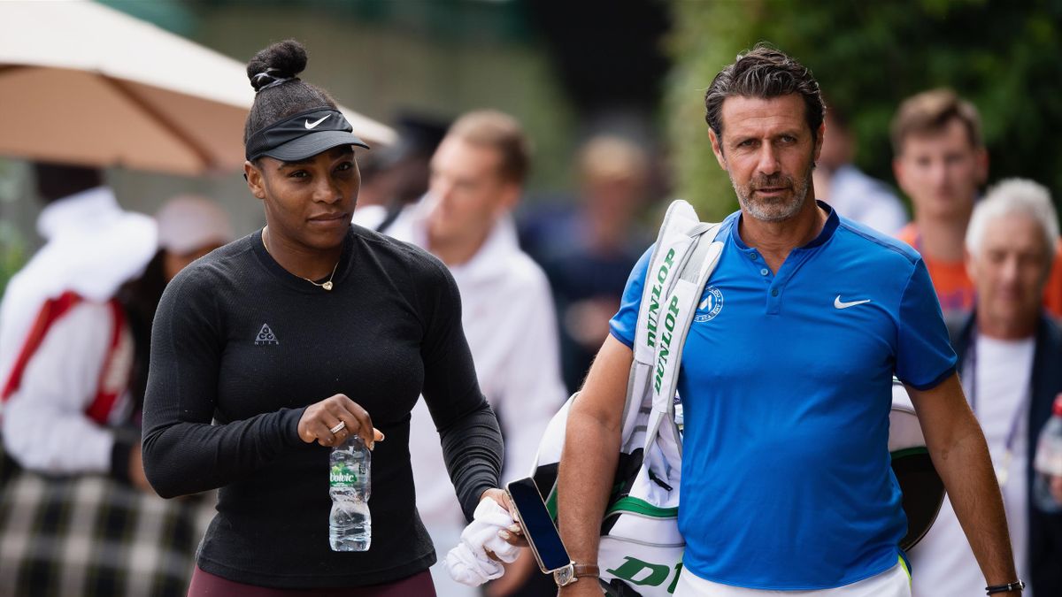 Serena Williams și antrenorul său, Patrick Mouratoglou