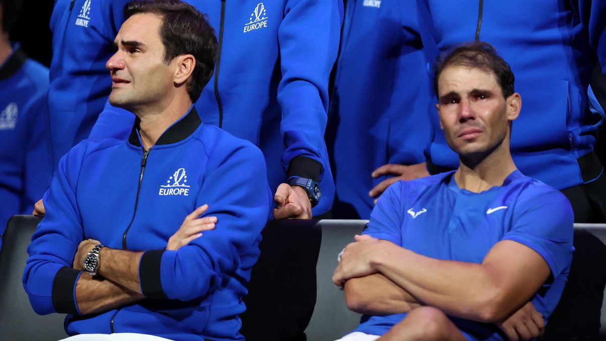 Federer en Nadal beleefden tijdens de Laver Cup een zeer emotionele avond