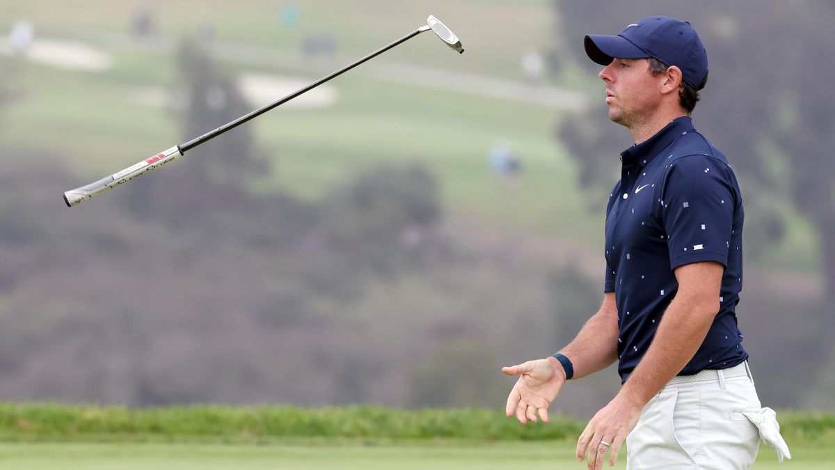 Rory McIlroy during the second round of the 121st US Open at Torrey Pines.