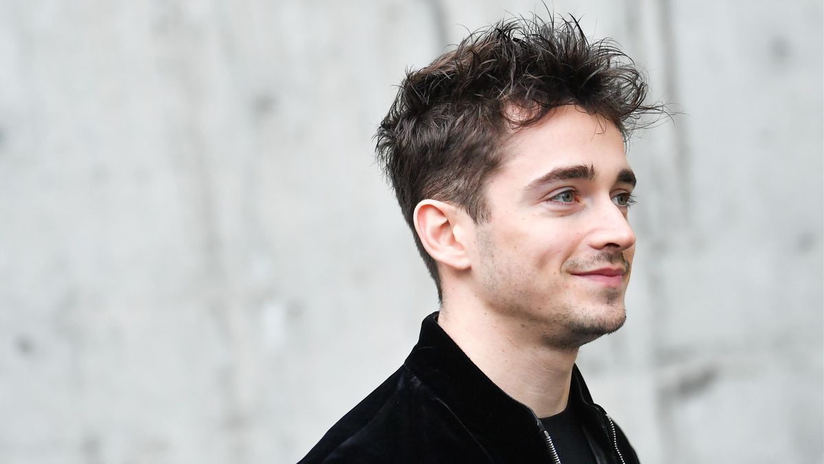 Ferrari-Star Charles Leclerc modelt für Giorgio Armani ...