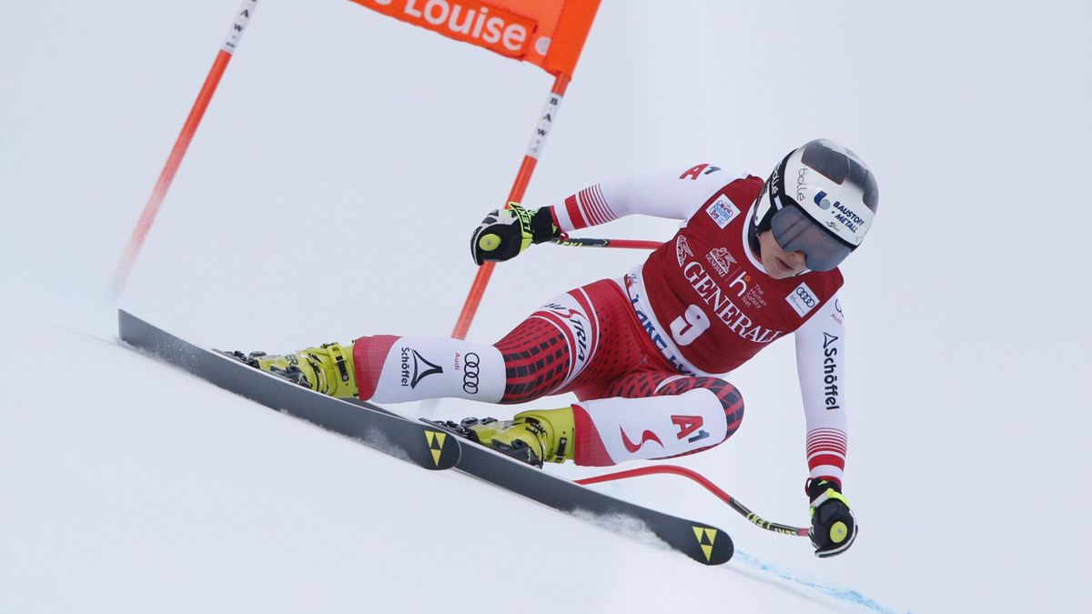 Nicole Schmidhofer Pips Mikaela Shiffrin In World Cup Downhill At Lake Louise Eurosport