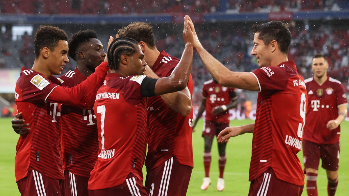 Robert Lewandowski, buteur avec le Bayern Munich face à Cologne - Bundesliga 2021-22