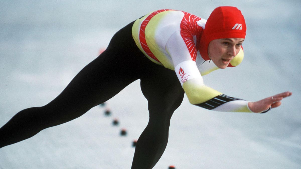 Olympia-Geschichte(n): Gunda Niemann holt erstes Gold nach Wiedervereinigung - Eurosport