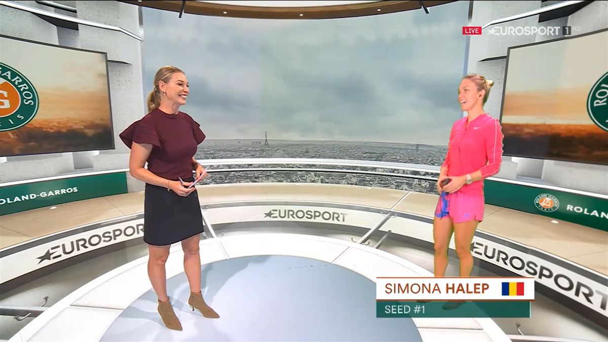 Simona Halep Invitata Barbarei Schett In Cubul Eurosport Ce A Spus Simo Despre Meciul Perfect Eurosport