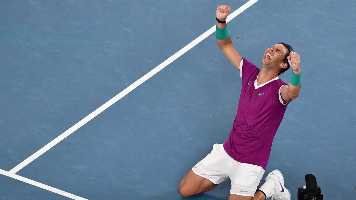 Rafael Nadal nach seinem Australian-Open-Triumph