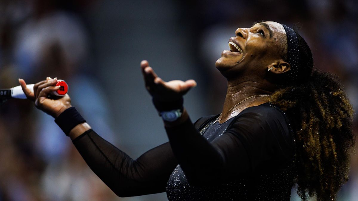 Serena Williams wint de tweede ronde op de US Open van Anett Kontaveit