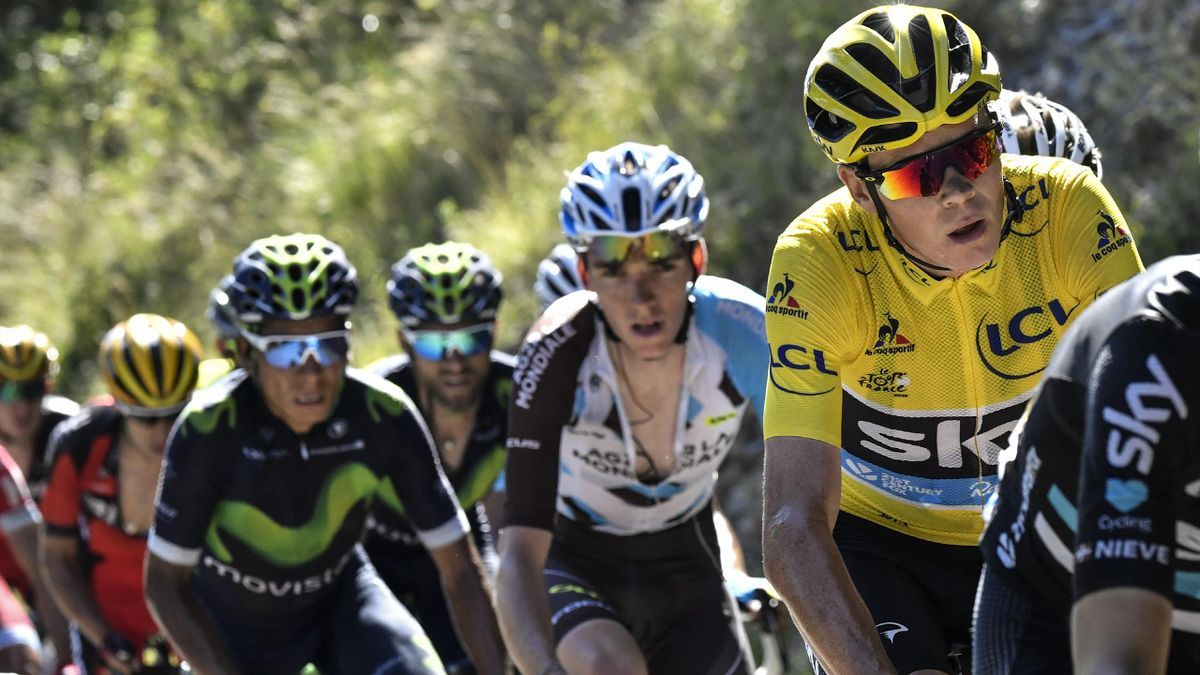 Chris Froome, Nairo Quintana lors de la 15e étape