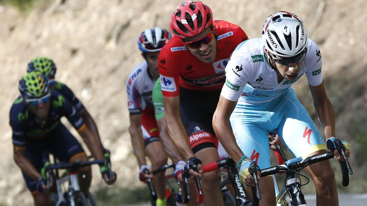 Tom Dumoulin y Fabio Aru, en La Vuelta