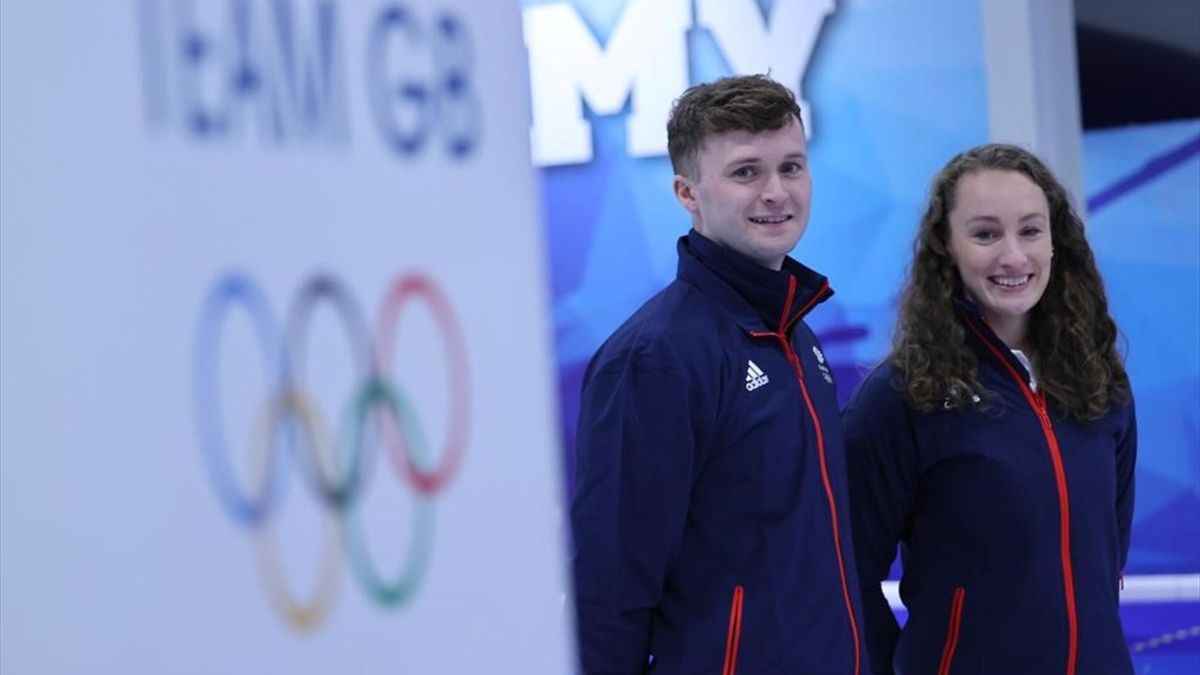 Bruce Mouat and Jen Dodds, who will compete for Team GB in the mixed doubles curling at Beijing 2022