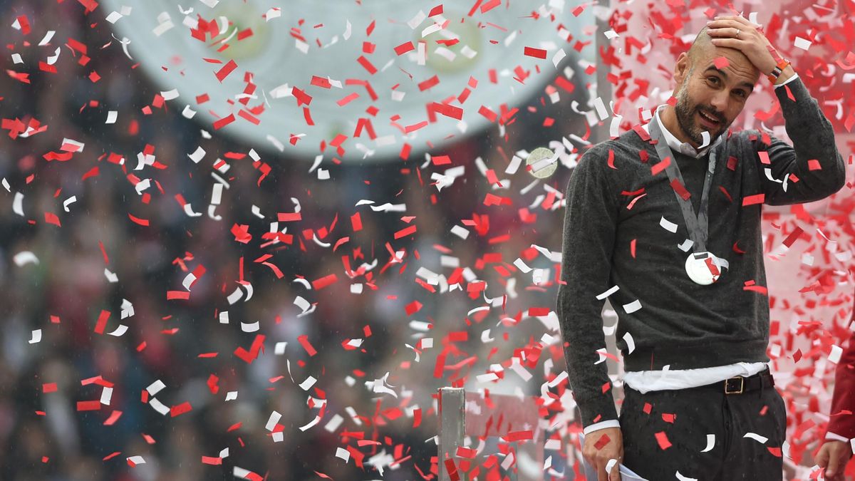 Pep Guardiola gewann mit dem FC Bayern drei Meisterschaften