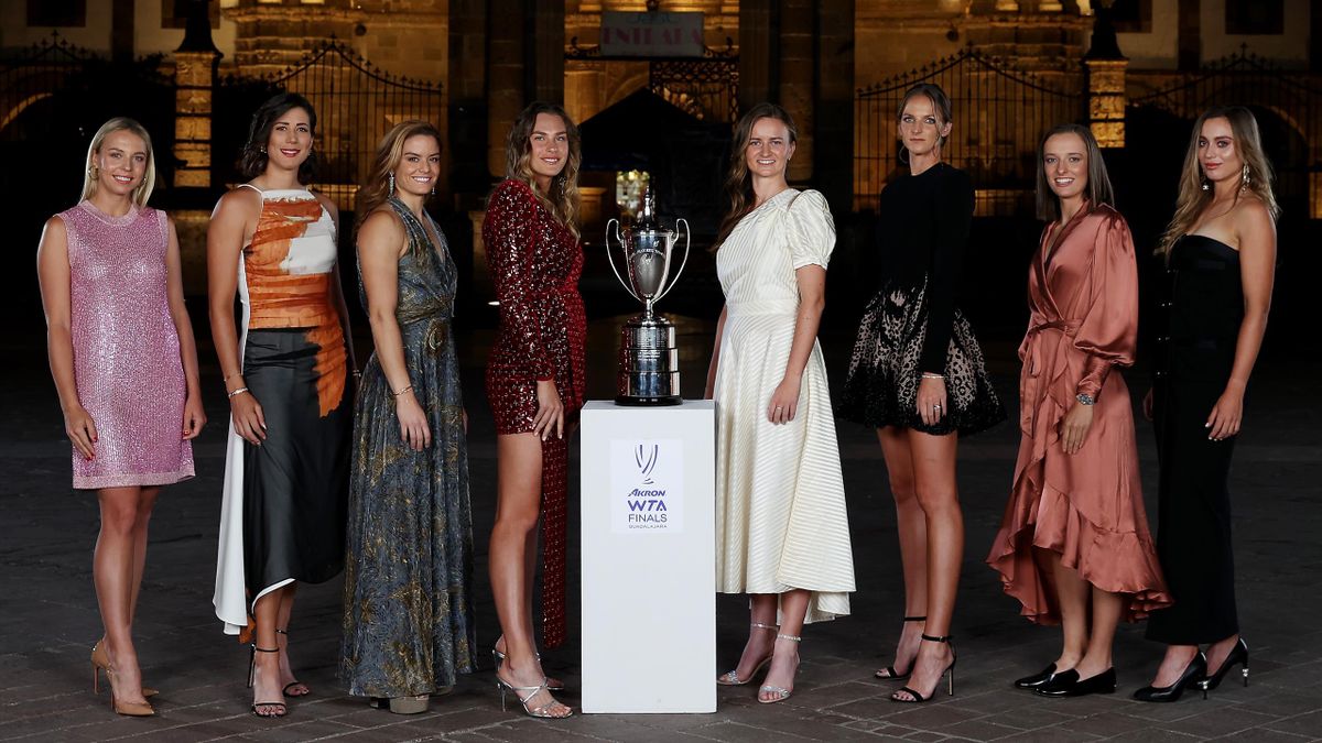 Jugadoras participantes en las WTA Finals 2021 de Guadalajara, México
