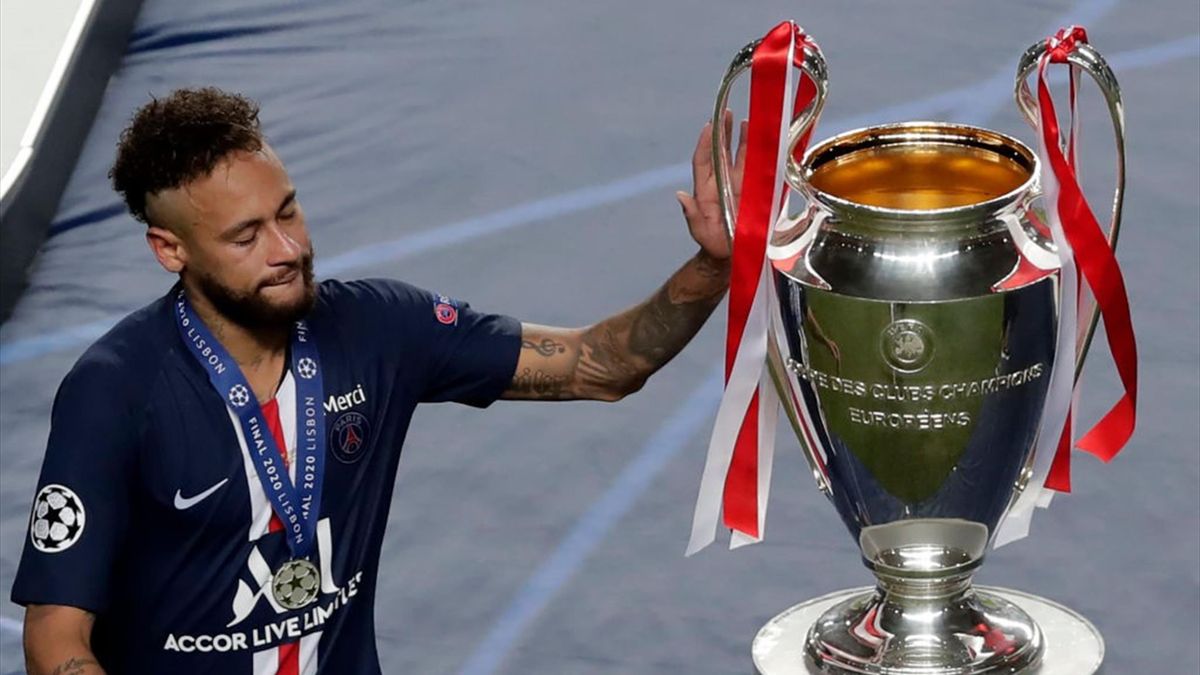 Neymar, starul lui PSG, în lacrimi după finala UEFA Champions League
