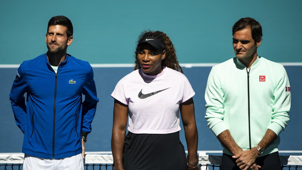 Novak Djokovic, Serena Williams & Roger Federer
