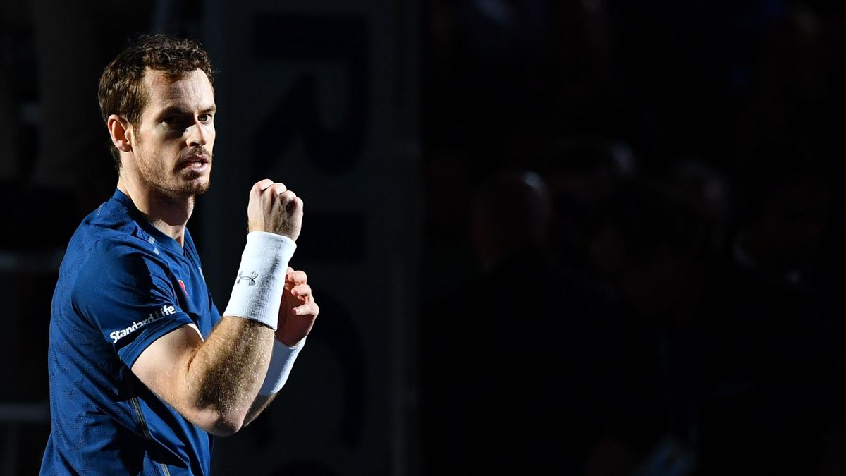 Andy Murray lors du tournoi de Paris-Bercy - 2016