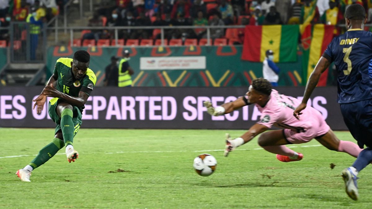Bamba Dieng avec le Sénégal, à la CAN 2022