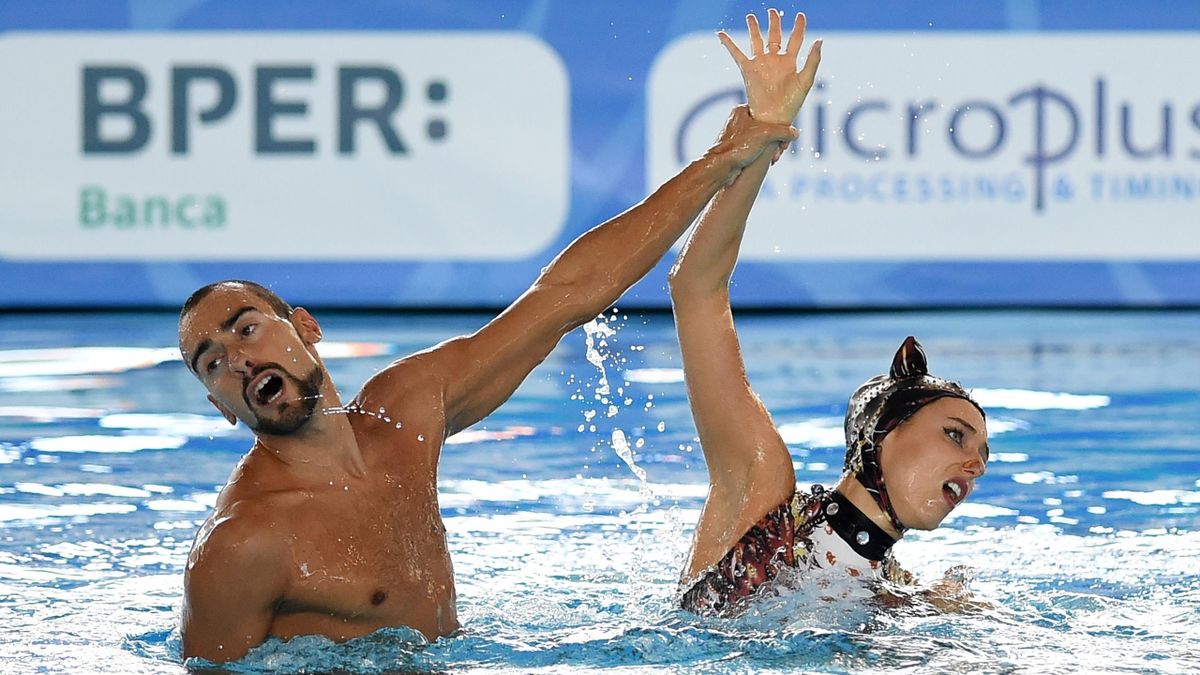 voormalig boter Te voet Paris 2024 | Mannen mogen op Olympische Spelen 2024 voor het eerst  synchroonzwemmen - Eurosport