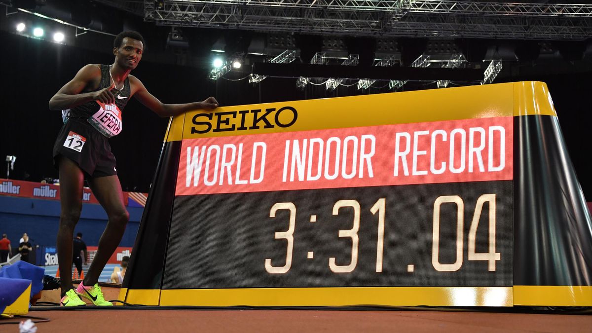 Samuel Tefera bat le record du monde du 1500 m en salle
