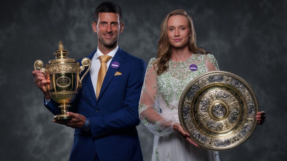 Novak Djokovic és Elena Rybakina