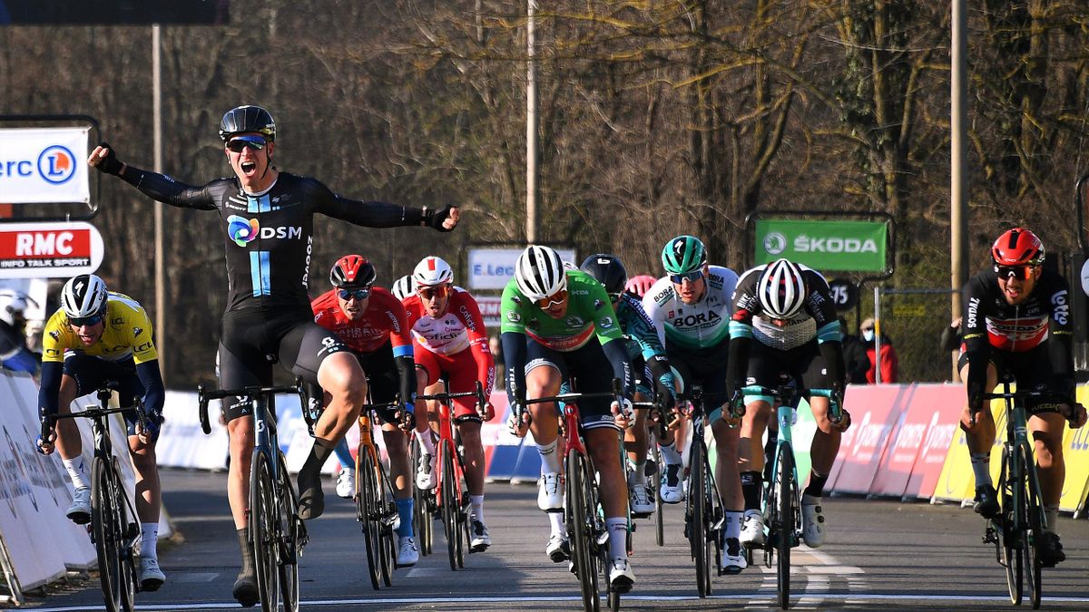 Cees Bol wint 2e etappe Parijs-Nice met groot machtsvertoon - Eurosport