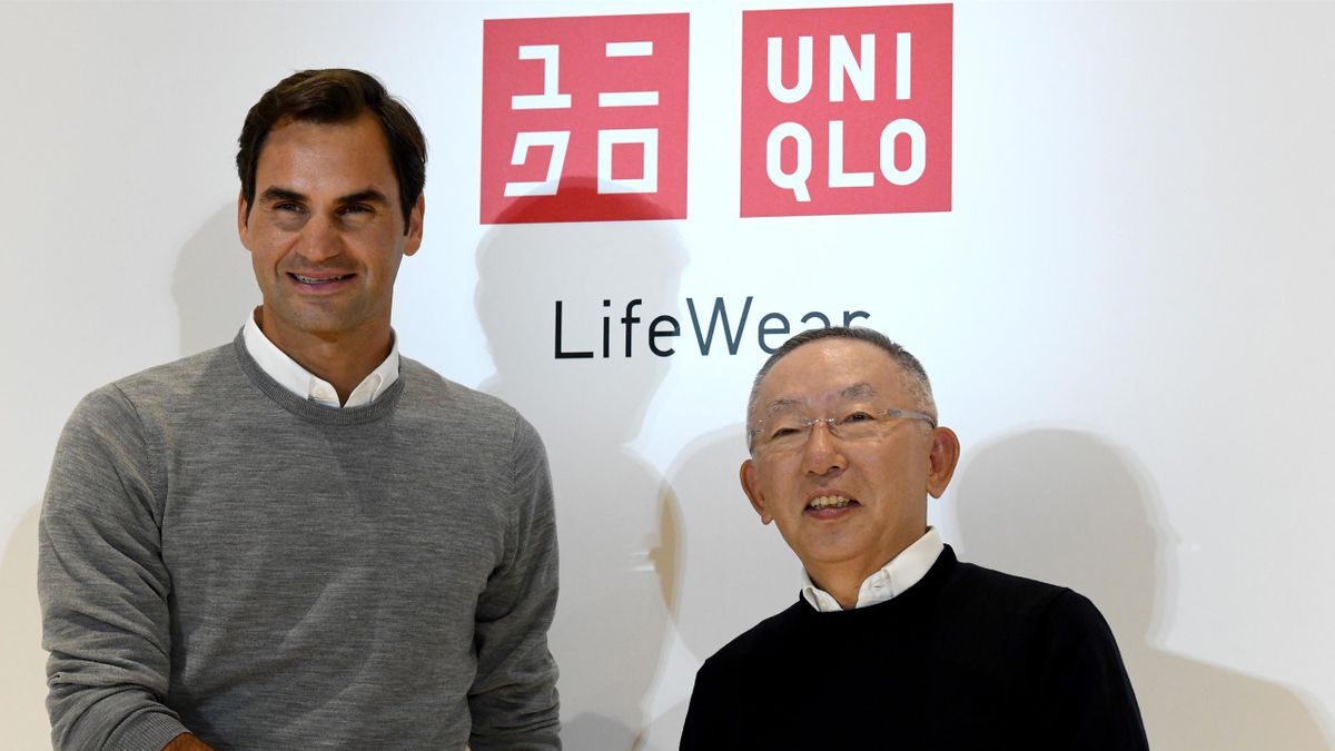 Roger Federer sloot in 2018 een grote deal met het Japanse kledingmerk Uniqlo.