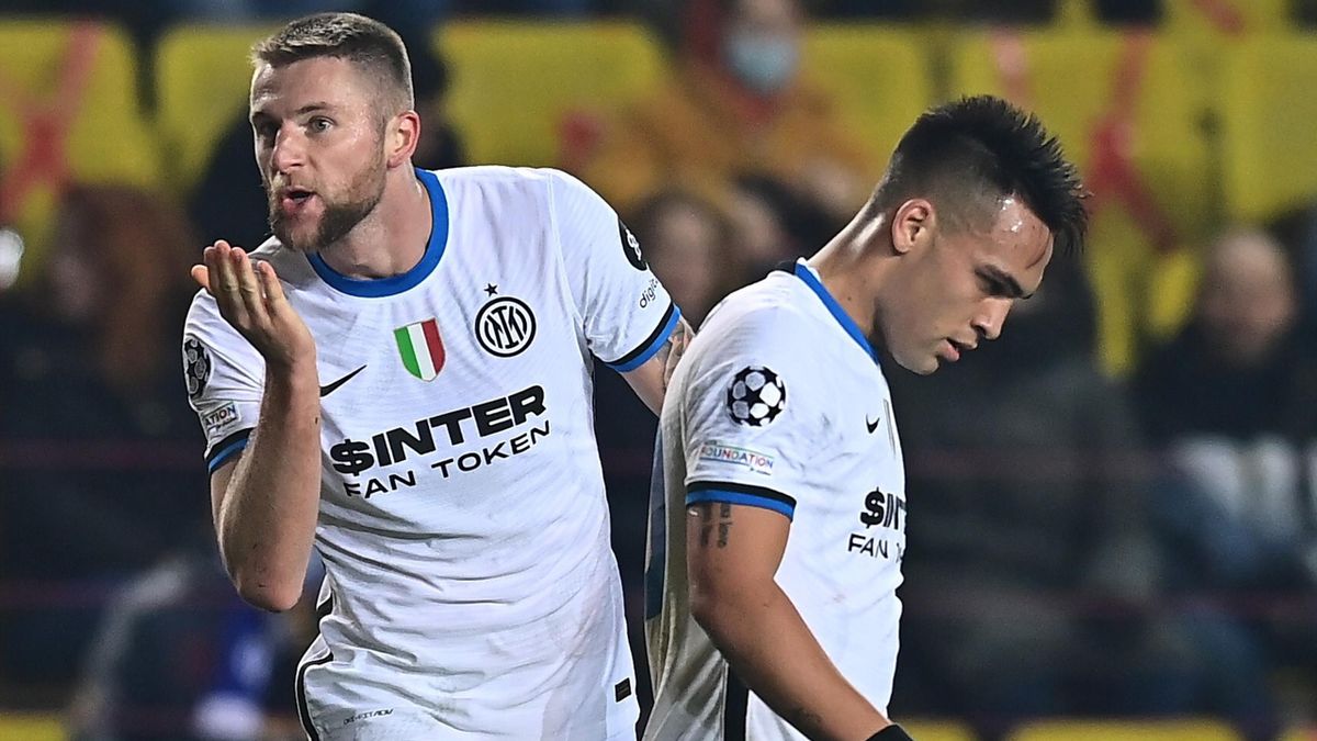 Milan Skriniar esultanza dopo il gol, Sheriff-Inter, Getty Images