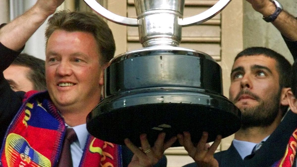 photo Louis Van Gaal Pep Guardiola louis van gaal i do not fear pep