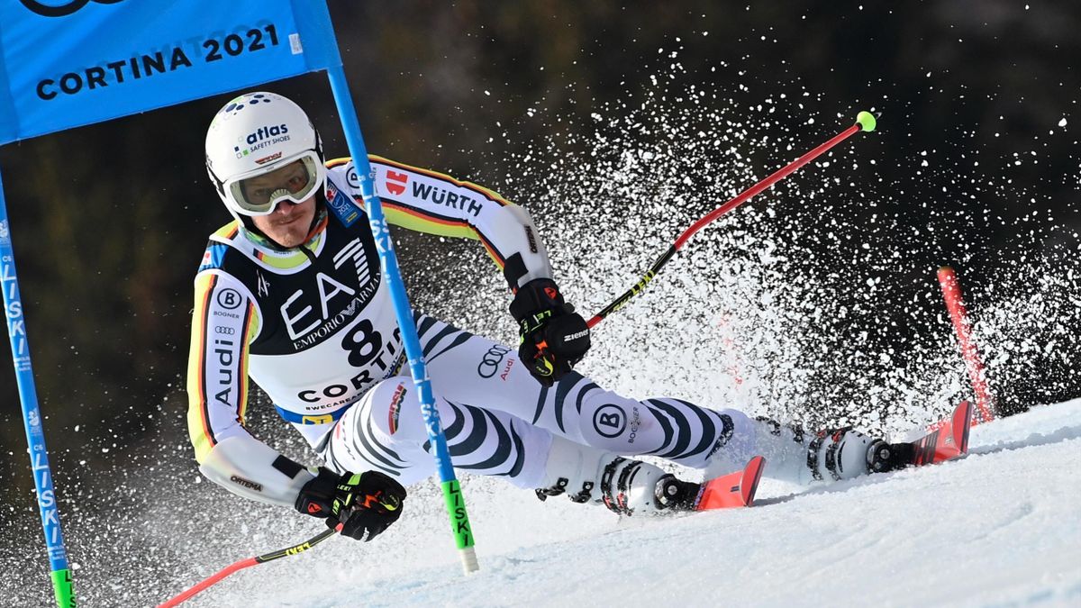 Linus Straßer bei der alpinen Ski-WM in Aktion