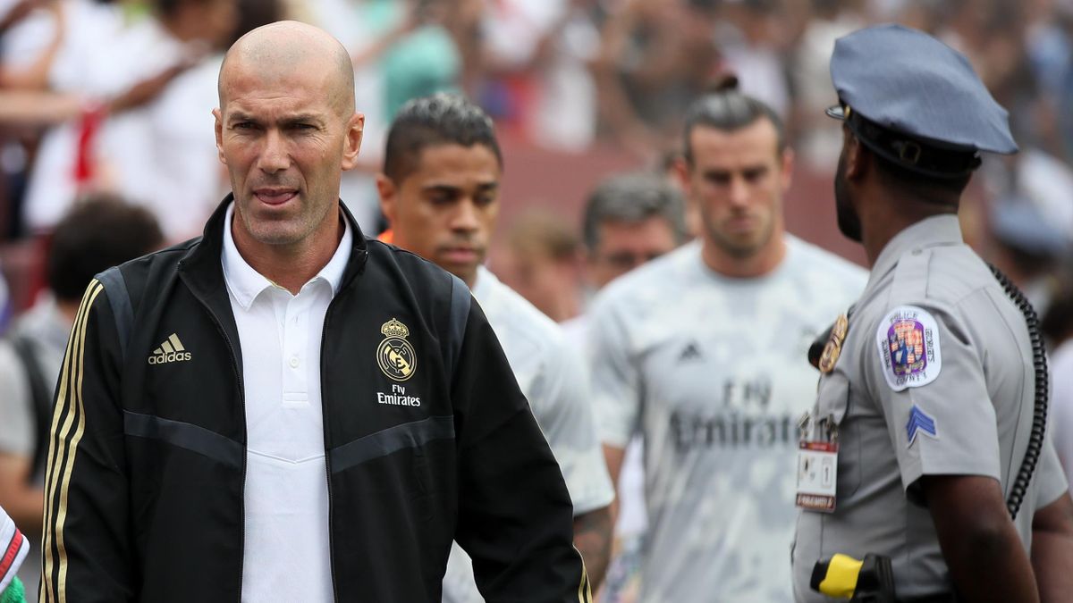 Zinédine Zidane y Gareth Bale (Real Madrid)