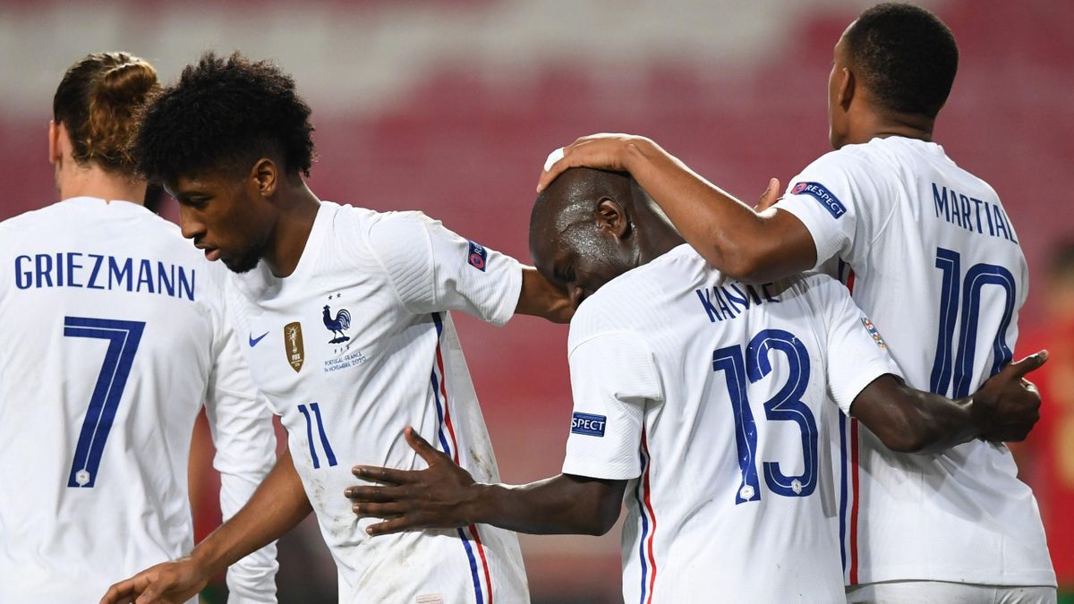 N'Golo Kanté (France) a inscrit un but contre le Portugal / Ligue des Nations