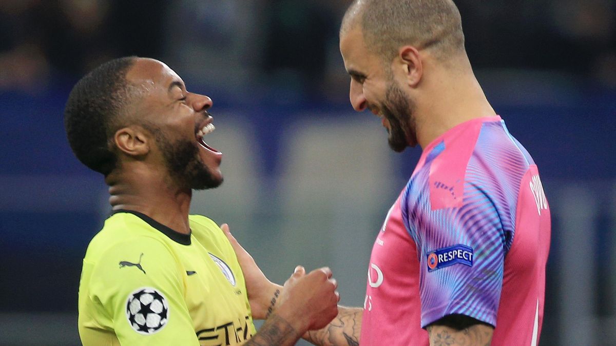 Manchester City: Raheem Sterling veräppelt Kyle Walker ...