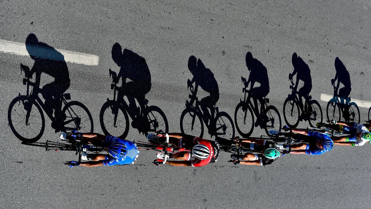 Cyclists compete during Stage 1 of the 53rd Presidential Cycling Tour of Turkey 2017