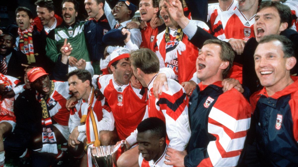 By Arsenal and the '94 Cup Winners' Cup Eurosport