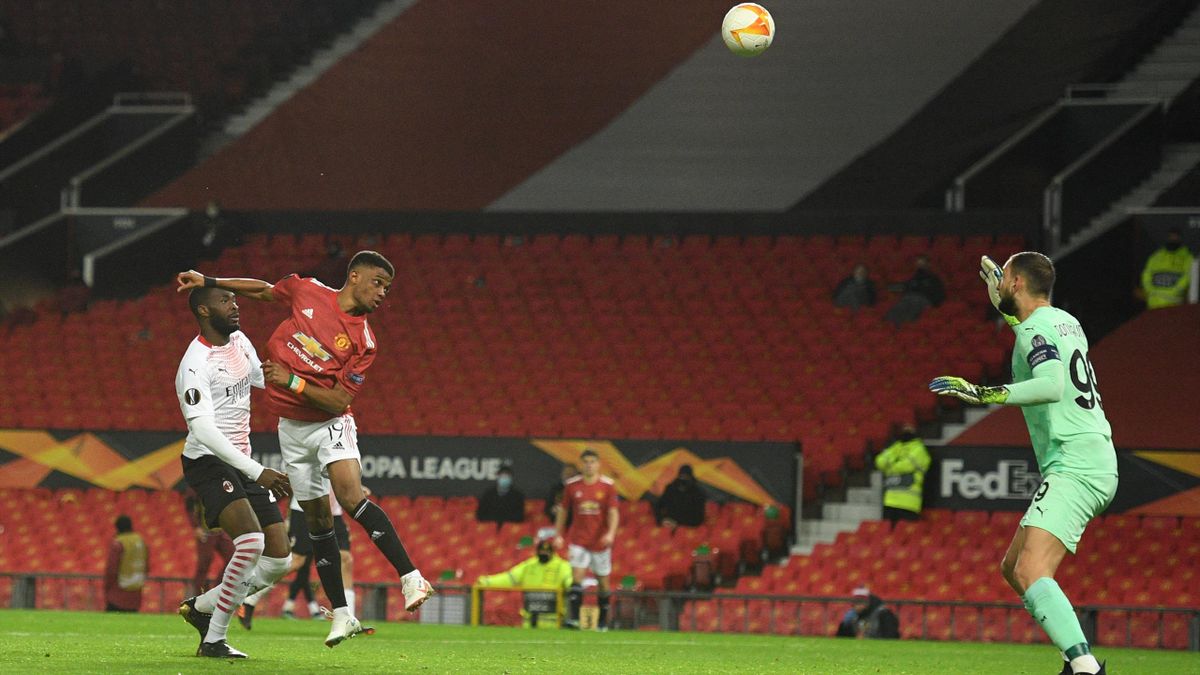 Manchester Yunajted Sygral Vnichyu S Milanom V Pervom Matche 1 8 Finala Ligi Evropy Eurosport