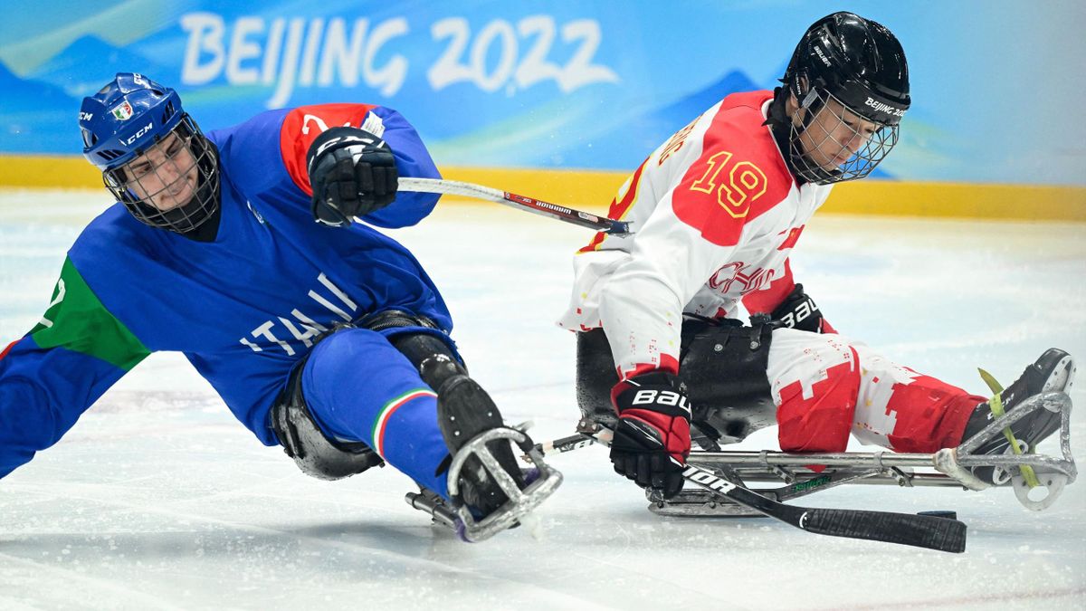 Italia-Cina, sledge hockey