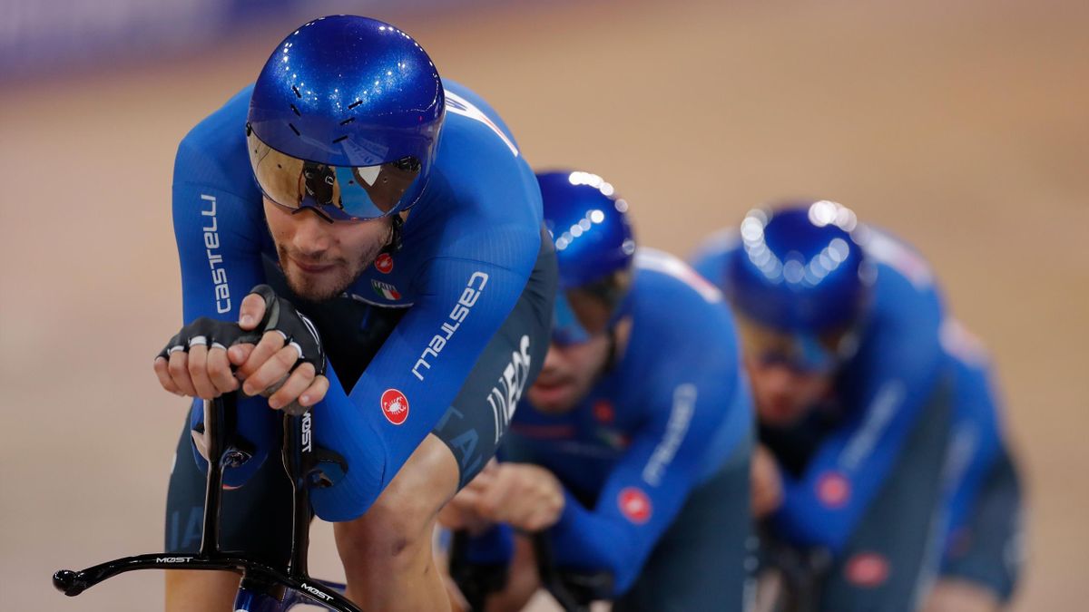 Olympia Bahnradsport Doppel Gold In Tokio Ganna Mit Grossen Zielen Fur 2021 Eurosport