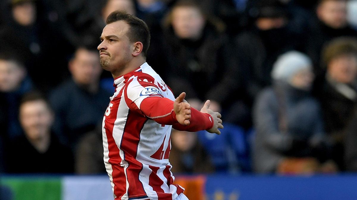 Shaqiri Helps Stoke Battle For Draw At Leicester Eurosport