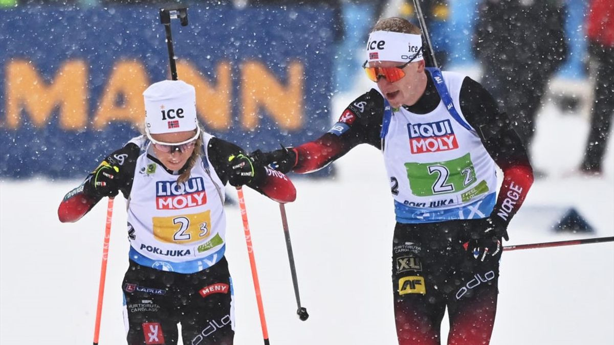 Biathlon-WM in Pokljuka: Norwegen holt Gold, Deutschland abgeschlagen - Eurosport