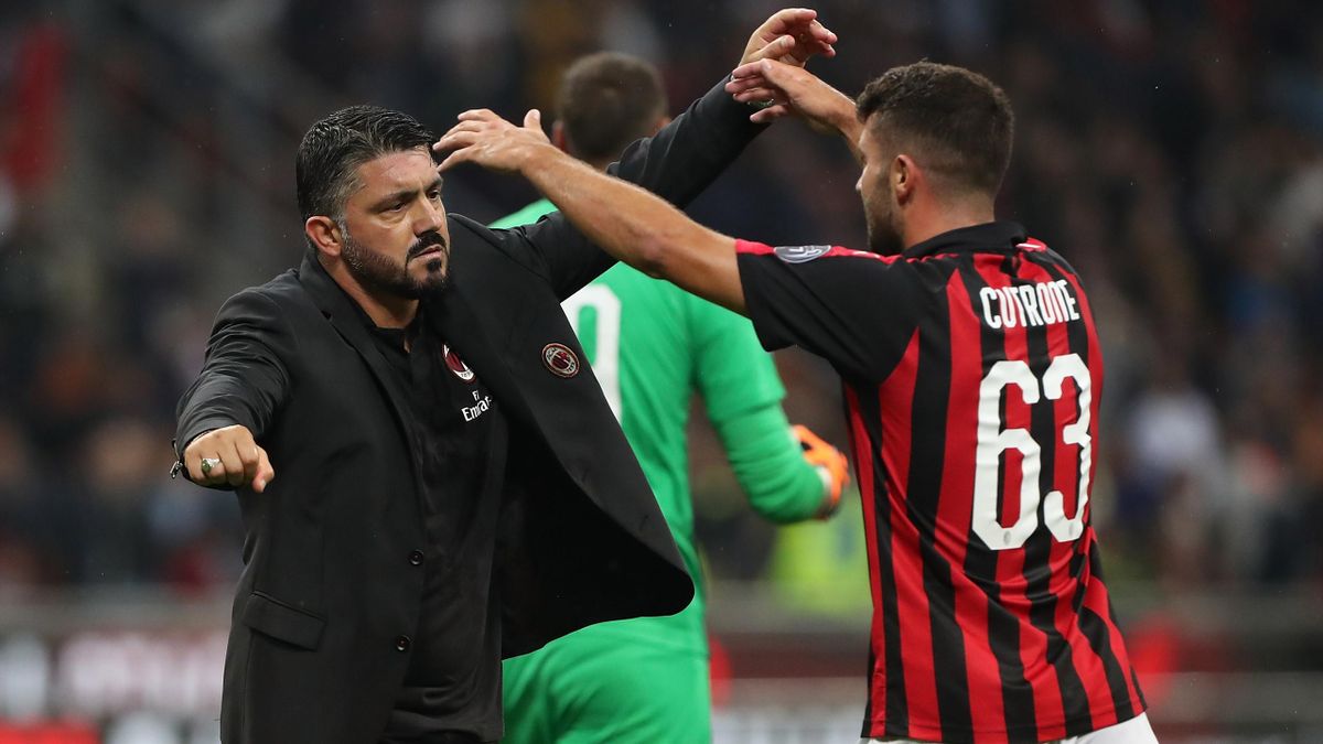 Milan, la Curva Sud saluta Rino Gattuso: 