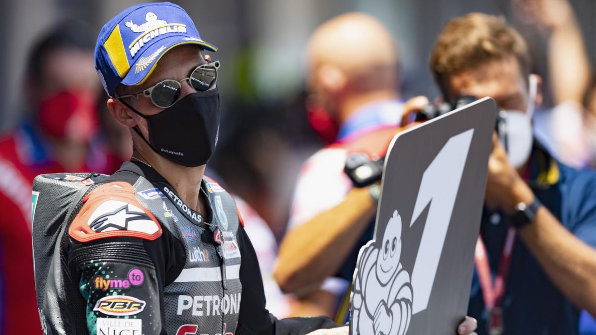 Fabio Quartararo si gode la seconda pole position stagionale, l'ottava in MotoGP, Getty Images