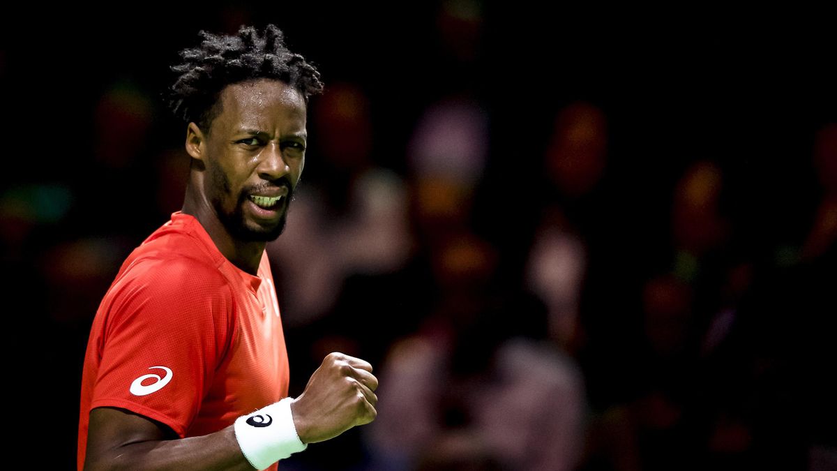 ABN Amro WTT GaÃ«l MONFILS during the ABN AMRO World Tennis Tournament at the Ahoy Rotterdam on February 17, 2019 in Rotterdam Netherlands