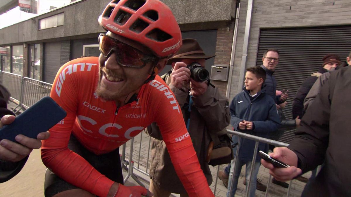 Cycling Nieuwsblad : Trentin interview post race