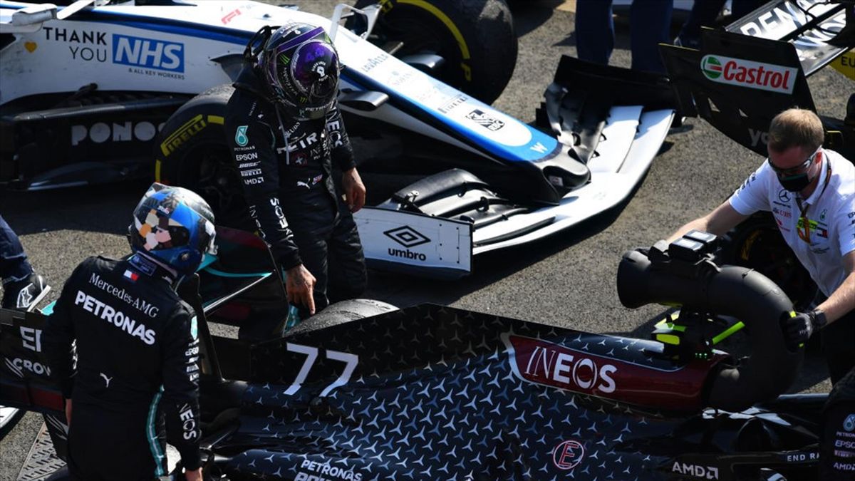 Lewis Hamilton Et Valtteri Bottas Sonnes Mercedes Premier Fiasco De L Annee Eurosport