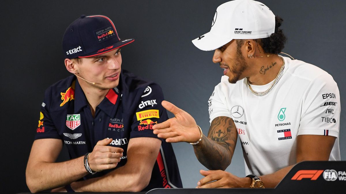 Max Verstappen (Red Bull), Lewis Hamilton (Mercedes) - GP of Australia 2019