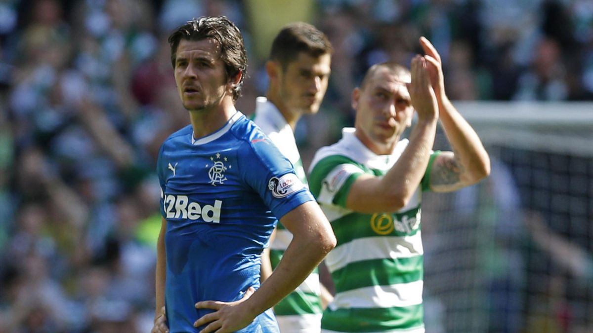 Joey Barton after the Celtic defeat