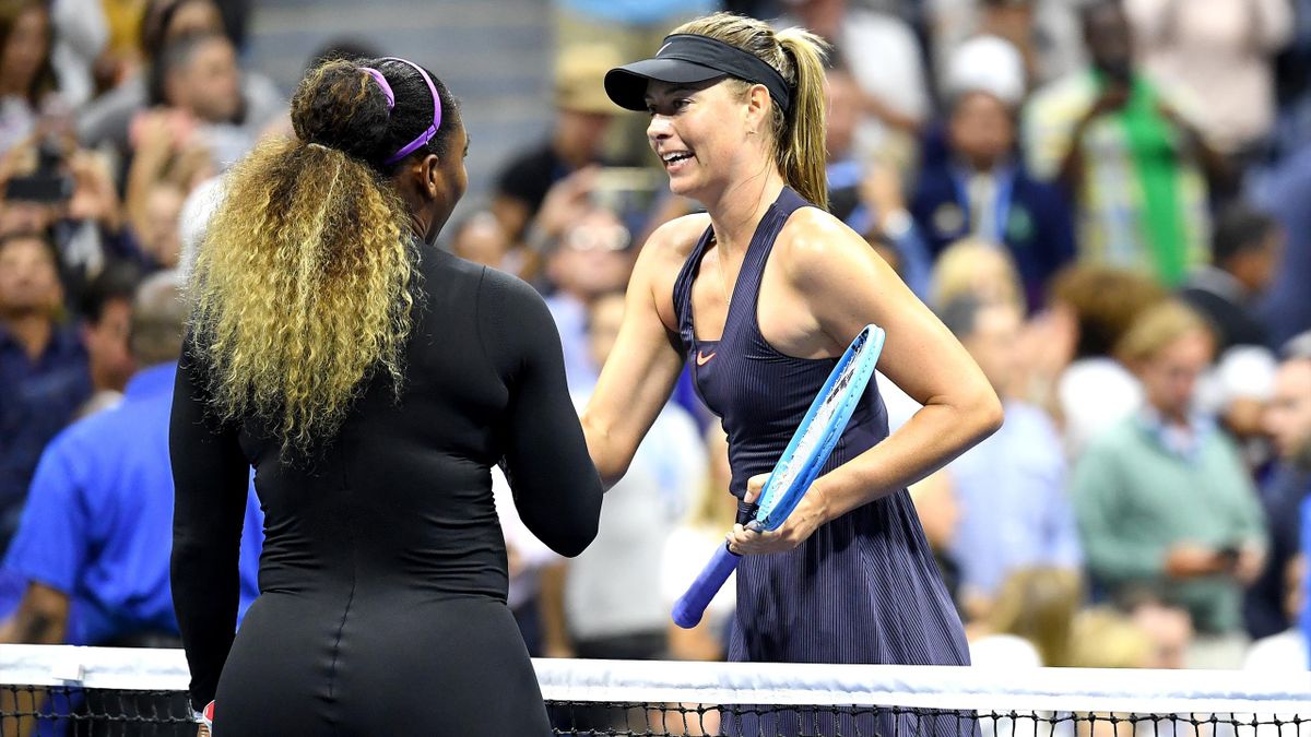 Serena Williams şi Maria Sharapova, două dintre cele mai bune jucătoare ale ultimului deceniu