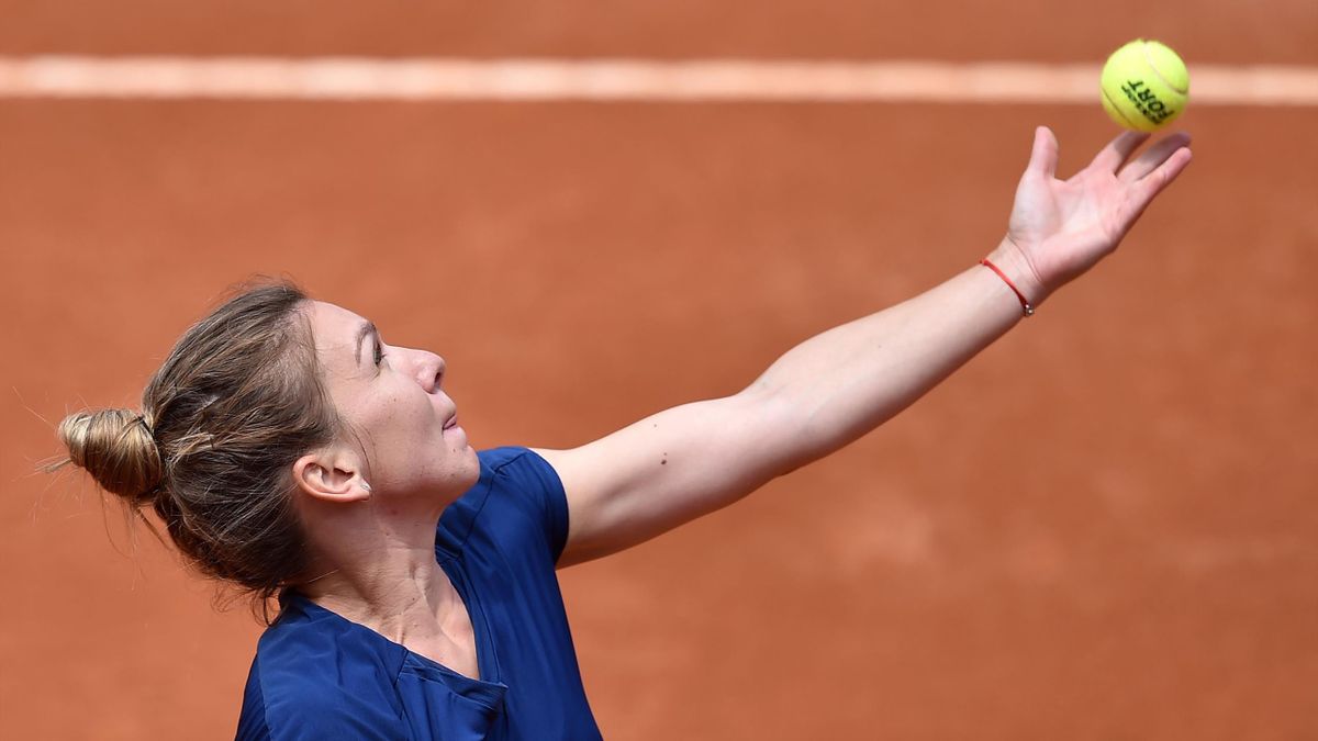 Românca Simona Halep în acțiune la turneul WTA de la Roma