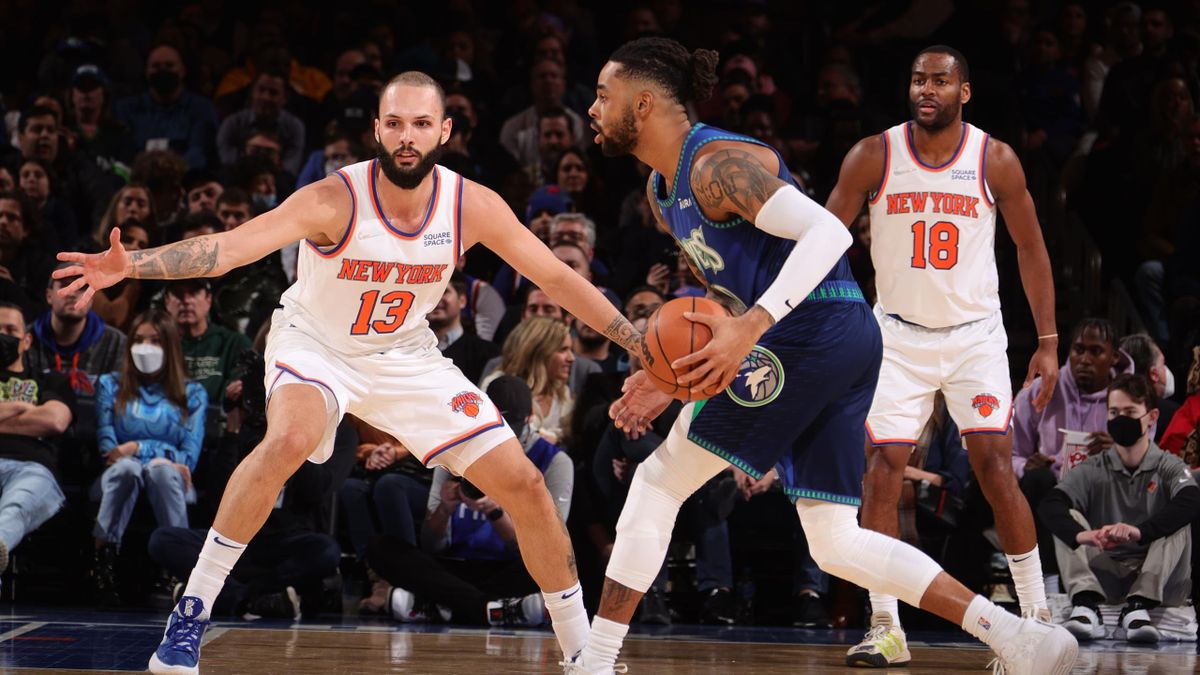 Evan Fournier avec les New York Knicks, 2022